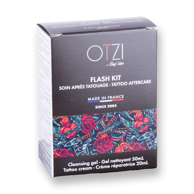 EASY TATTOO FLASH KIT (Crème 20 ml & Gel nettoyant 50 ml)