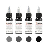 Encres XTreme Ink 4x30ml - GRAYWASH SET