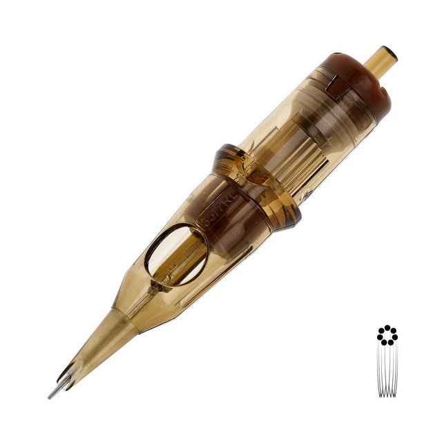 Cartouches Kwadron 0,35mm Long Taper Empty Round Liner 07RL