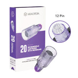 Cartouches MiaOpera Needling - 12 aiguilles - 0,25mm - 2,5mm de longueur - 20pcs