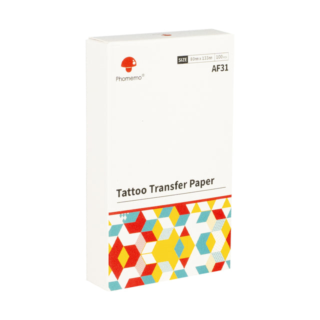 Mini papier de transfert - 8x13.3cm - 100 feuilles 
