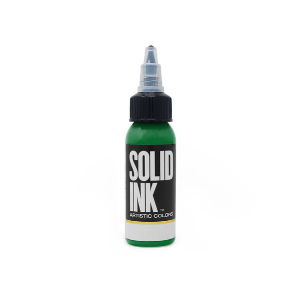 Encre Medium Green (30 ml) - Solid Artistic Color - NON DESTINÉE À LA PEAU HUMAINE