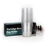 Support en plastique pour cartouches - 5 trous - 81x49mm - 20 unités