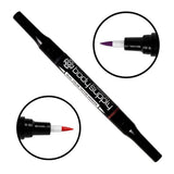 Marqueur double BodySupply - Violet/Rouge