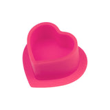 Cups encre en silicone BodySupply en forme de coeur - 100 unités