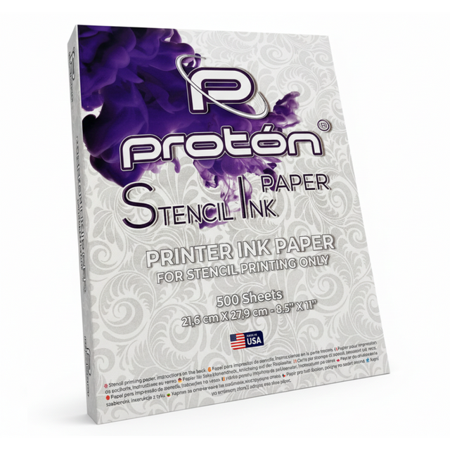 Papier Proton Tracing Ink Paper pour imprimante EcoTank - 500 unités A4 (21,6 x 27,9cm)