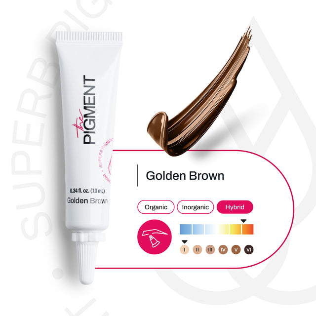 Pigment pour Microblading THE PIGMENT - Goldenbrown - 10 ml