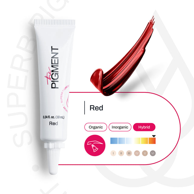 Pigment pour Microblading THE PIGMENT - Red - 10 ml