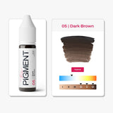 Pigment pour les sourcils et l'eyeliner THE PIGMENT - 05 Dark Brown - 15 ml