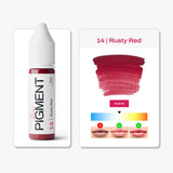 Pigment pour les lèvres THE PIGMENT - 14 Rusty Red - 15 ml