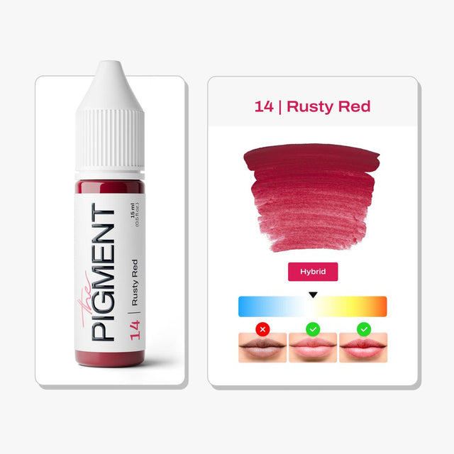 Pigment pour les lèvres THE PIGMENT - 14 Rusty Red - 15 ml