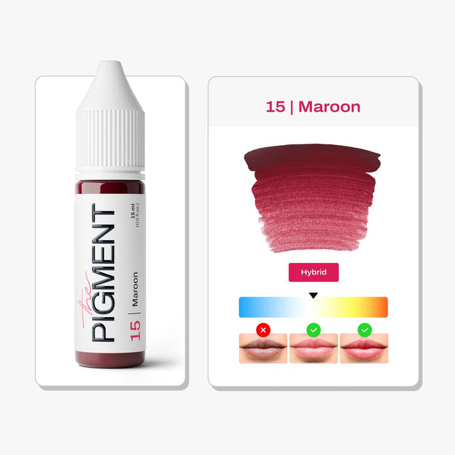 Pigment pour les lèvres THE PIGMENT - 15 Maroon - 15 ml