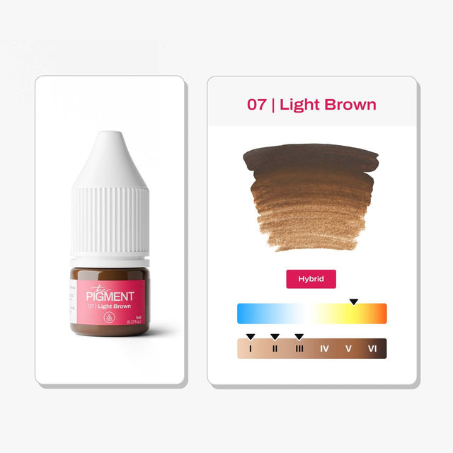 Pigment pour les sourcils THE PIGMENT - 07 Light Brown - 5 ml