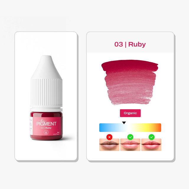 Pigment pour les lèvres THE PIGMENT - 03 Ruby - 15 ml
