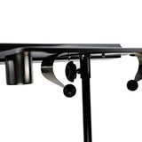 Table de travail pour tatouage 35x50 cm - hauteur réglable - NOIRE