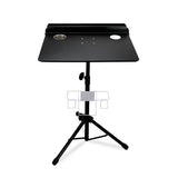 Table de travail pour tatouage 35x50 cm - hauteur réglable - NOIRE