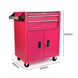 Poste de travail mobile Simple - Rose
