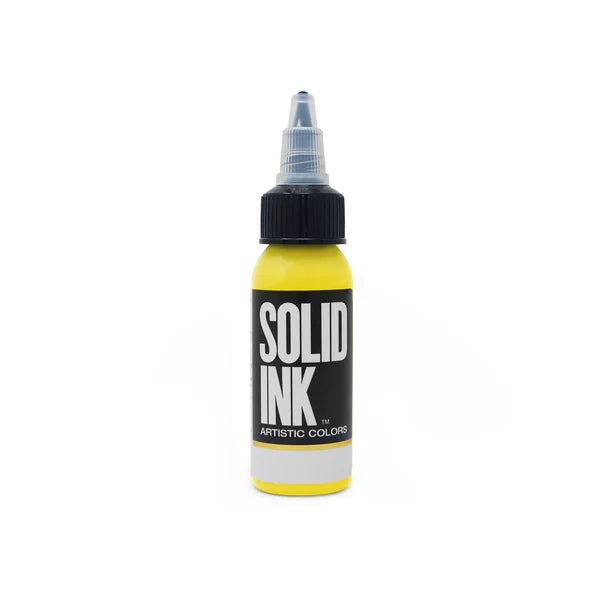 Encre Yellow (30 ml) - Solid Artistic Color - NON DESTINÉE À LA PEAU HUMAINE