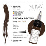 Encre Nuva Colors PMU 15ml - 65 Dark Brown