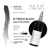 Encre Nuva Colors PMU 15ml - 01 Triple Black