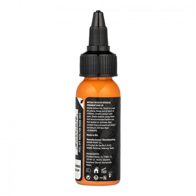 ENCRE DYNAMIC PLATINUM TATTOO INK - BRIGHT ORANGE 30ml - CONFORME REACH