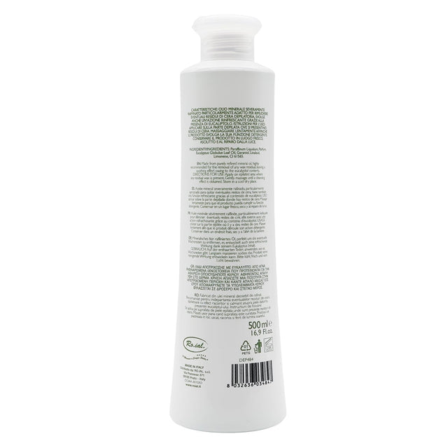 Huile émolliente post épilatoire - Eucalyptus 500ml