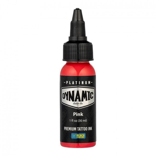 ENCRE DYNAMIC PLATINUM TATTOO INK REACH - PINK 30ml - CONFORME REACH