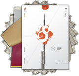 S8 RED - Papier de transfert thermique rouge - A4 (21,6 x 27,9cm) - 100 feuilles