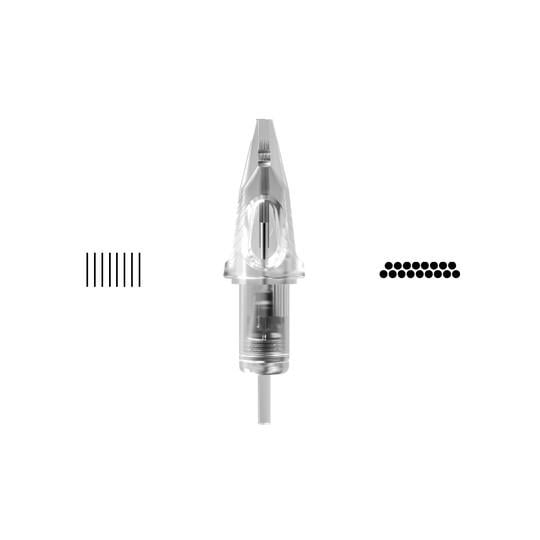 Transparent Craft Cartridge Cheyenne, 20 pcs - 17 Magnum 0,35mm Long Taper