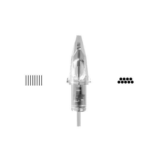 Cartouches Cheyenne Transparent Craft, 20pcs - 09 Magnum 0,35mm Long Taper