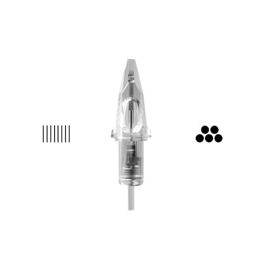 Cartouches Cheyenne Transparent Craft, 20pcs - 05 Magnum 0,35mm Long Taper