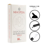 Outils jetables pour MicroBlading de MiaOpera - 10pcs - 0,18mm U18 Angled