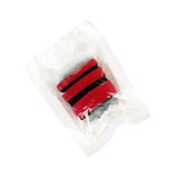 Surmanchons en mousse à memoire de forme BodySupply - Rouge/Noir - 20 unités