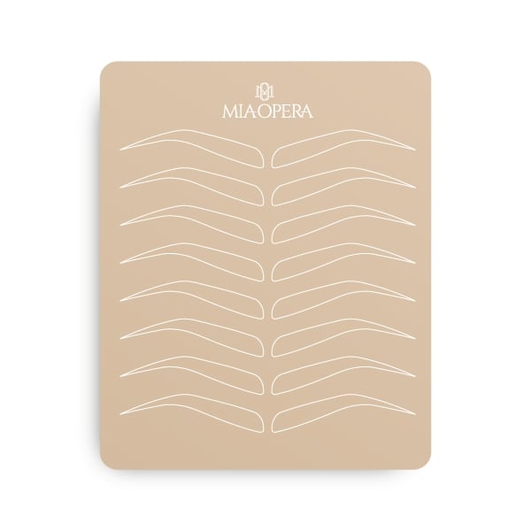 PEAU D'ENTRAÎNEMENT SOURCILS MIAOPERA - 20x15x h.0,15cm