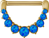 GD 316 JEWELLED NIPPLE CLICKER W/OPALS