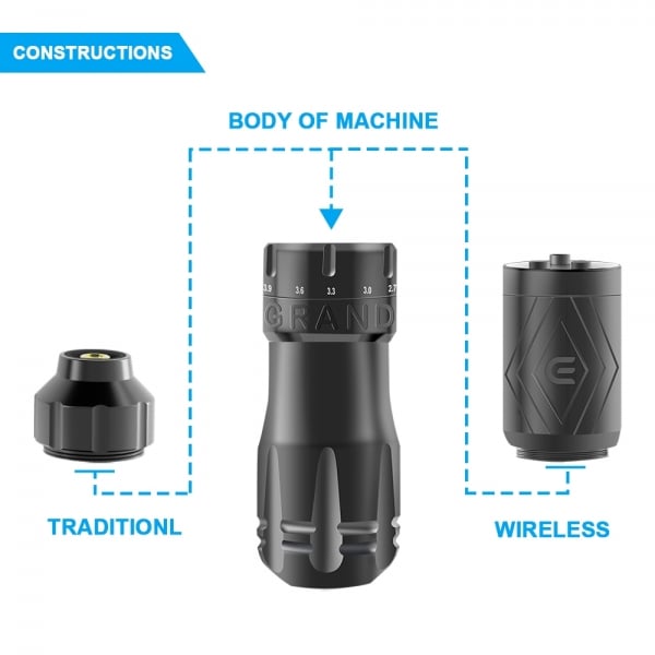 Machine sans fil Emalla GRAND - Noir