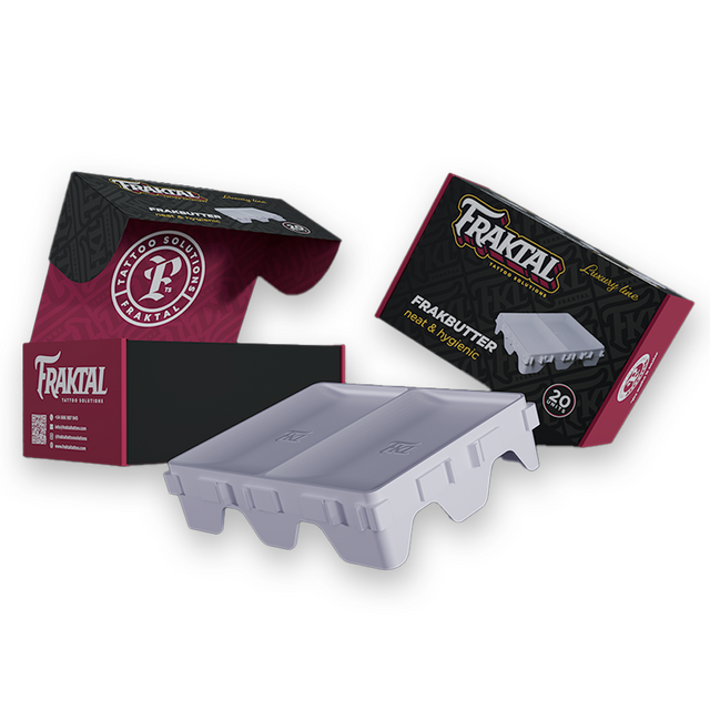 Support pour beurre de tatouage FRAKTAL - FRAKBUTTER - 20 unités
