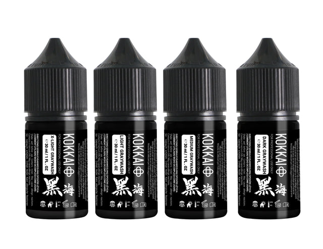 Encres Kokkai Ink Reach 30ml - Greywash Set - 4 unités