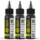 Encres The Inked Army Ink Reach 30ml - Grey Wash Set 3 unités