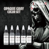 Encres XTreme Ink - 5x30ml - OPAQUE GRAY SET