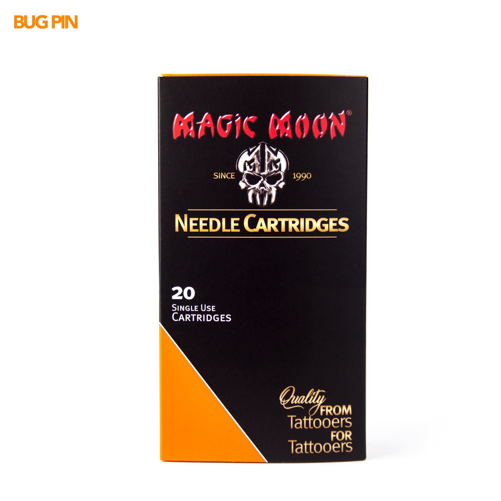 CARTOUCHES MAGIC MOON 20 unités 11RM Bugpin 0,30mm Extreme Long Taper