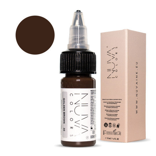 Encre Nuva Colors PMU 15ml - 30 Golden Brown