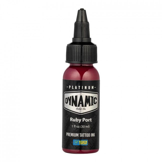 ENCRE DYNAMIC PLATINUM TATTOO INK REACH - RUBY PORT 30ml - CONFORME REACH