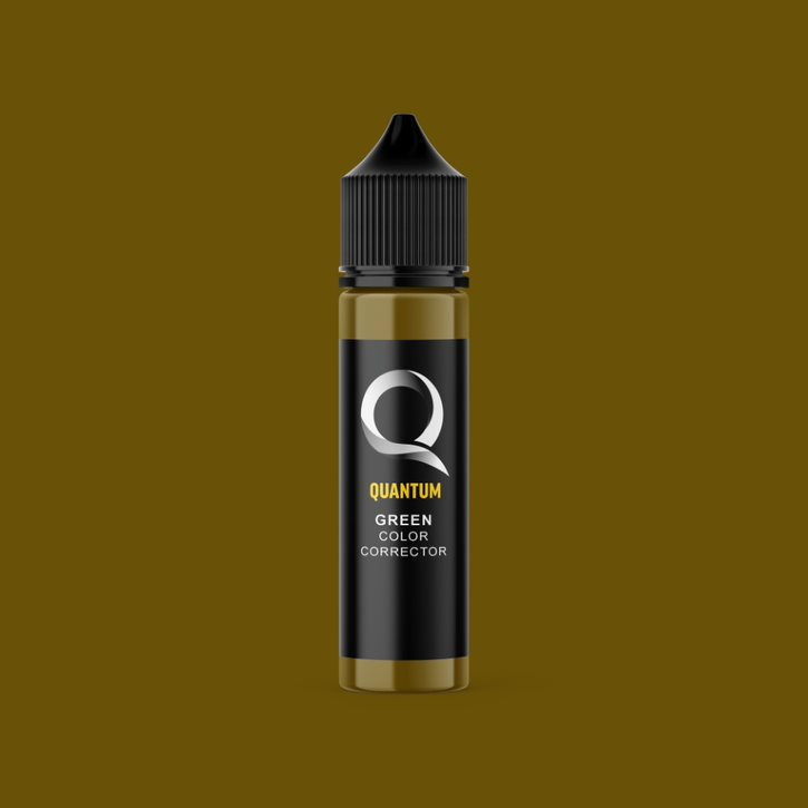 Encre Quantum PMU Platinum Label - GREEN 15 ml - conforme REACH