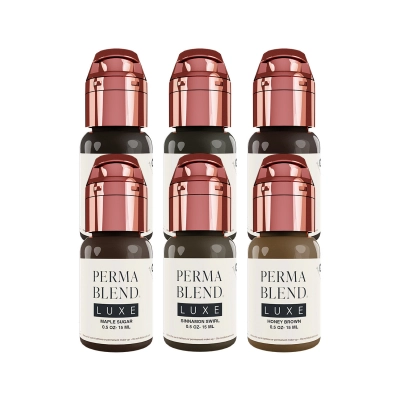 Encres Perma Blend Luxe 6x15ml - The Chocolate Collection - Set complet