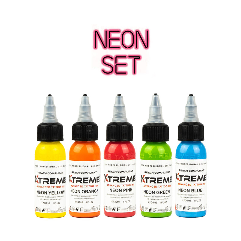 Encres XTreme Ink - 5x30ml - NEON SET