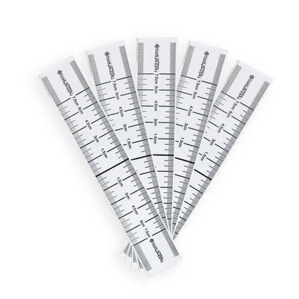 Règle sourcils adhésive jetable de BodySupply 50 unités - Type 1