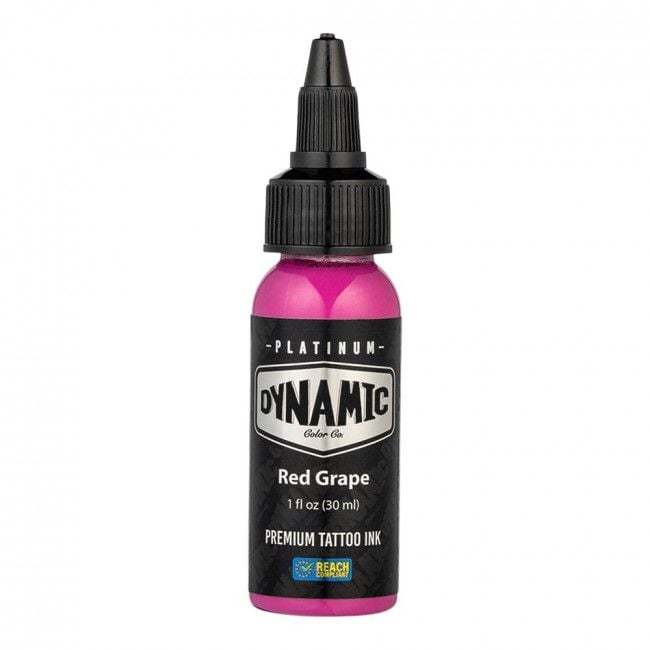 ENCRE DYNAMIC PLATINUM TATTOO INK REACH - RED GRAPE 30ml - CONFORME REACH