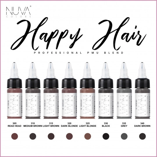 Encres Nuva Colors PMU - Set 8x15ml - SMP COLLECTION