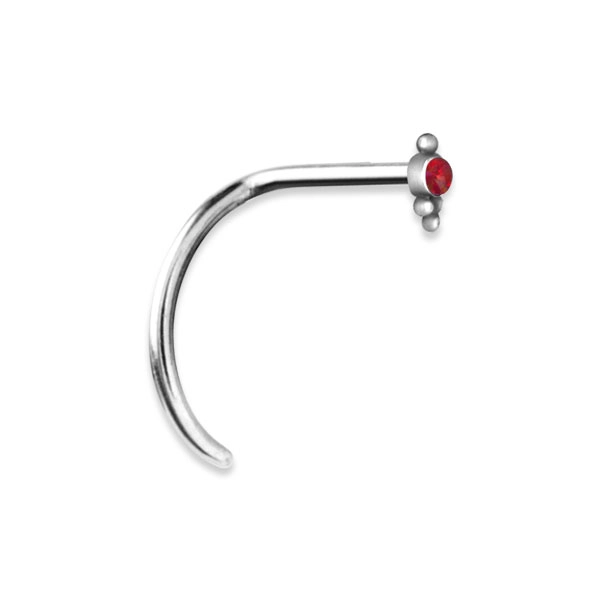 OPAL NOSESTUDS CURVED 0,8mm mod. 25